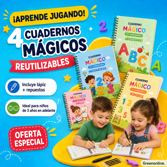 Set Cuaderno Magic Caligrafía