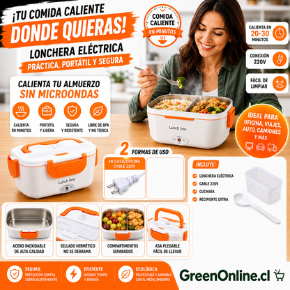Lonchera Electrica Termica Portatil 12v