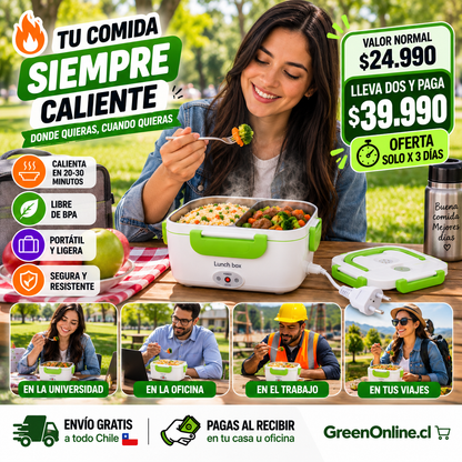 Lonchera Electrica Termica Portatil 12v