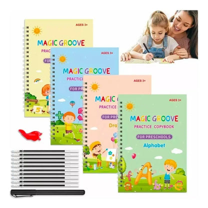 Set Cuaderno Magic Caligrafía