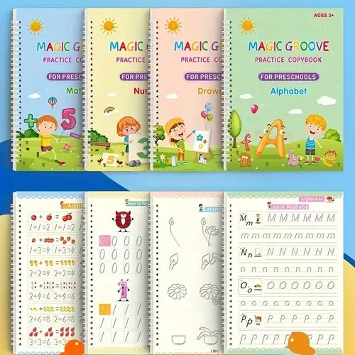 Set Cuaderno Magic Caligrafía