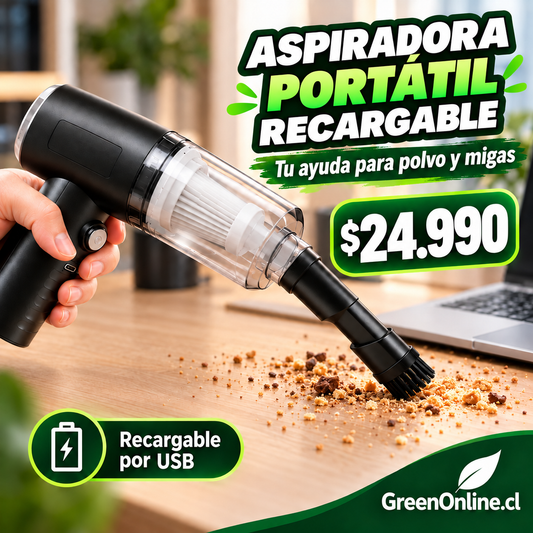 Aspiradora portátil recargable $24.990