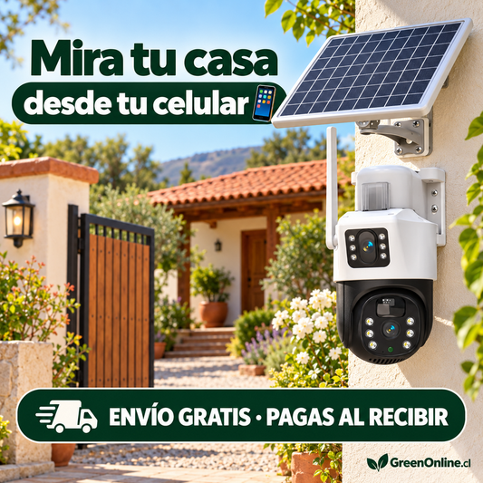 Cámara De Seguridad Solar Wifi Exterior