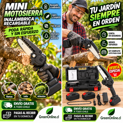 Motosierra Inalámbrica + Batería
