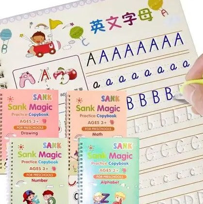 Set Cuaderno Magic Caligrafía